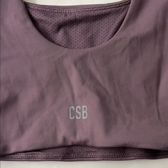 CSB Pia Workout Tank Top Corset Style in Lavender Purple Mauve XS - Picture 5 of 6